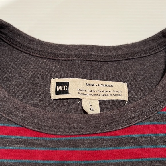 MEC striped cotton crewneck L - Picture 2 of 9